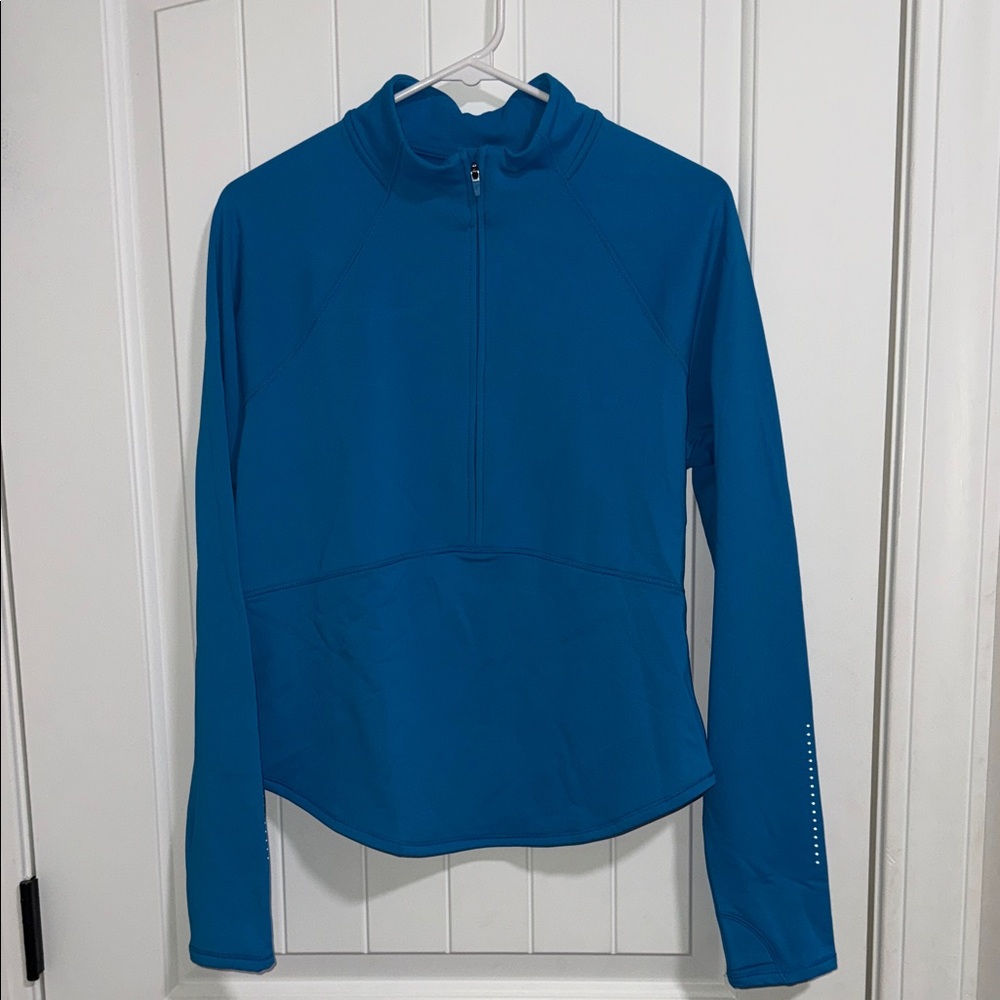 NWT Old Navy Women's Half-Zip Active Pullover - Teal Blue